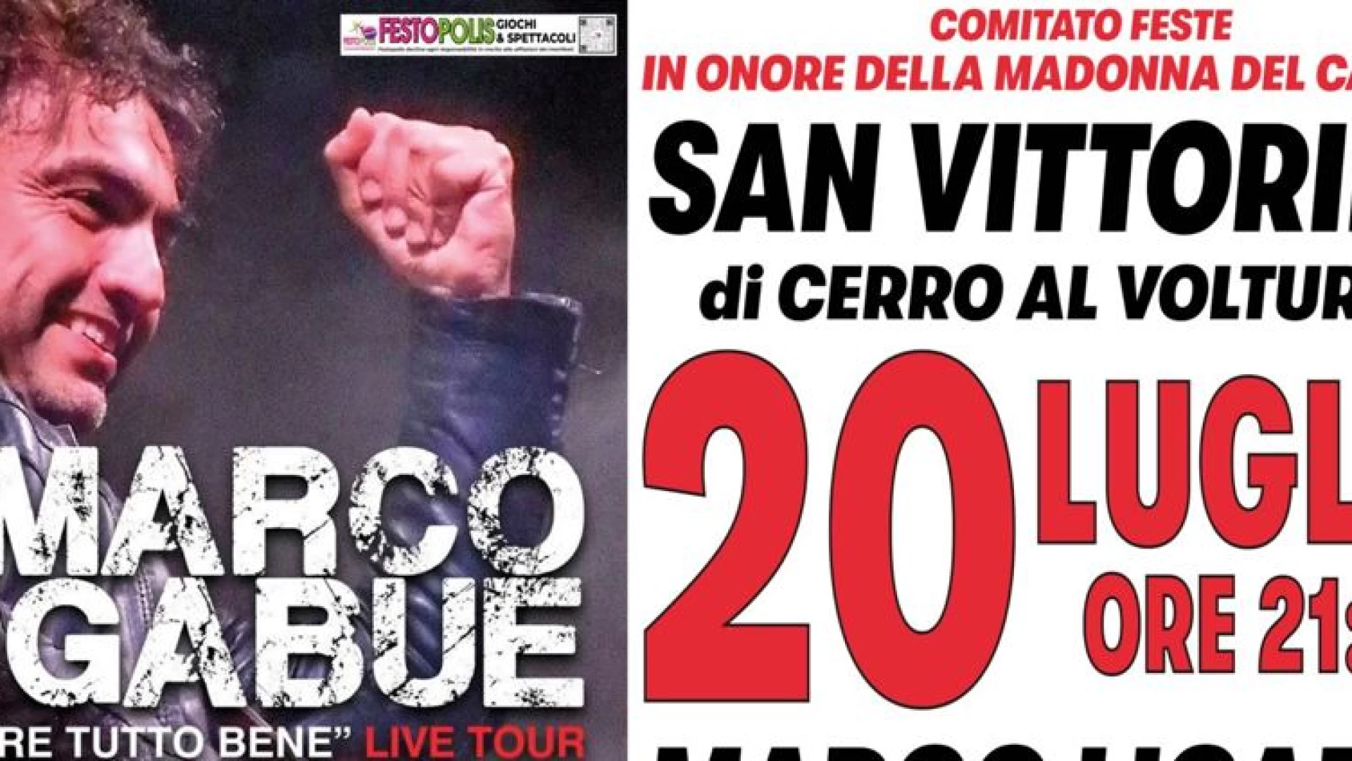 Festa della Madonna del Carmelo a San Vittorino di Cerro al Volturno. Grande attesa per il concerto di Marco Ligabue.
